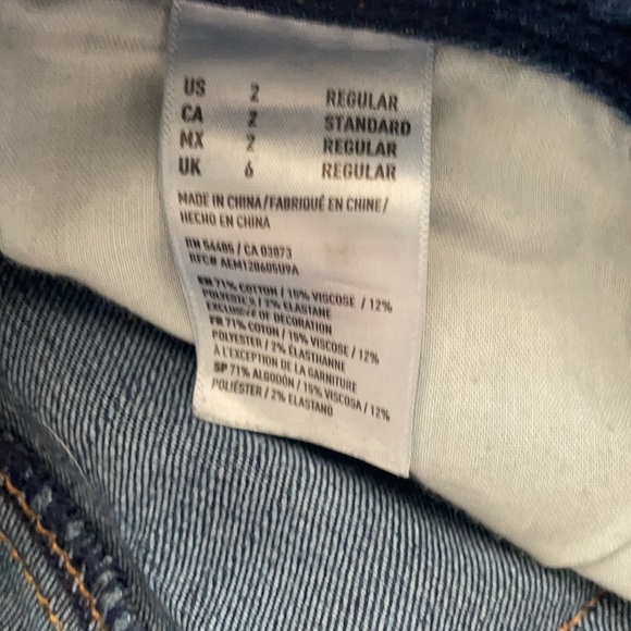 American Eagle 🦅 outfitters jeans denim size 2 - Picture 4 of 6